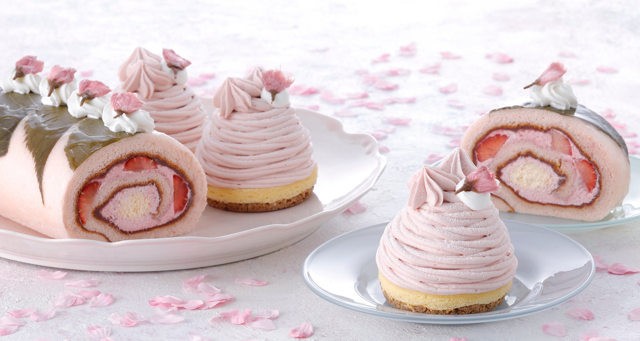 パティスリー キハチ】桜づくしのモンブラン＆ロールケーキを