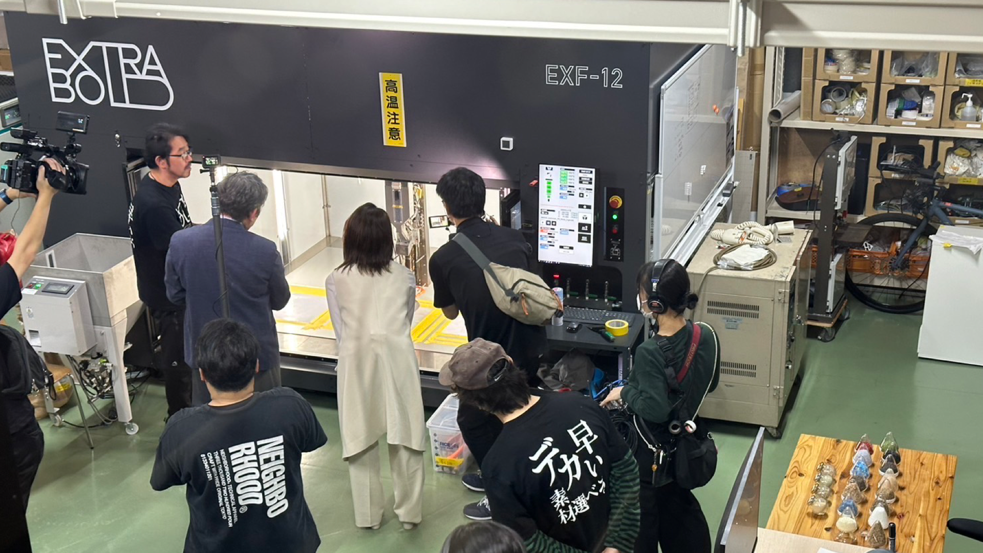 テレ東経済番組「ブレイクスルー」撮影中の様子