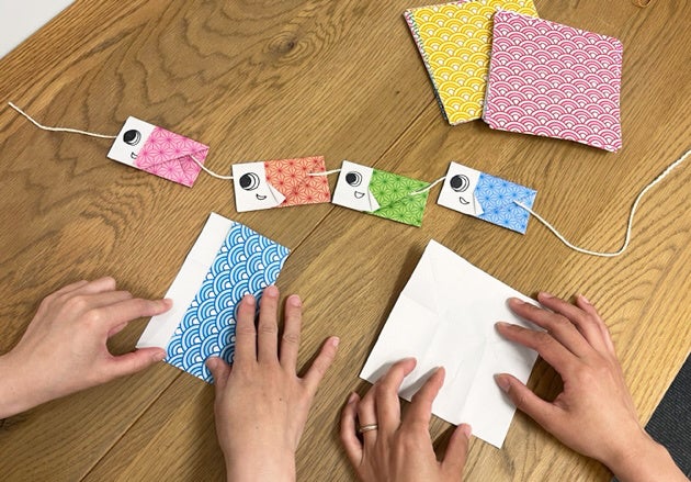 「こいのぼりガーランド」