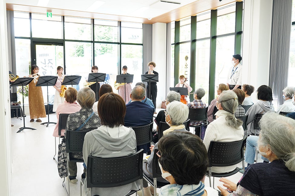 多数の聴衆が集まった桜美林大学の学生による器楽演奏会
