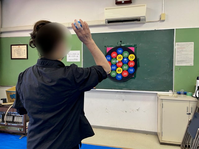 真ん中の高得点をめがけて、ボールをそれ！