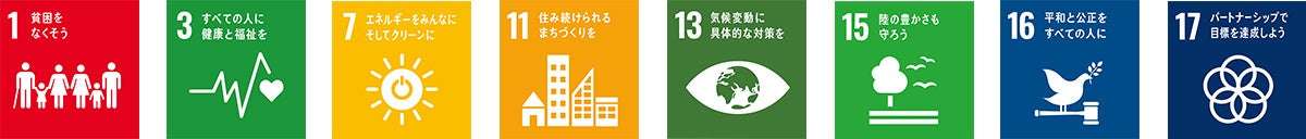 本取組みにより主に貢献できるSDGs の目標