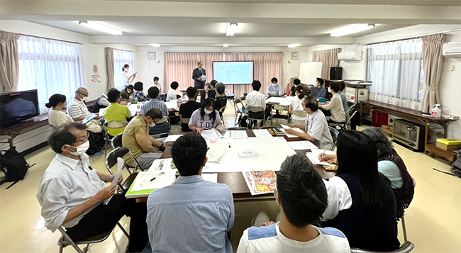 地域住民とのワークショップの様子