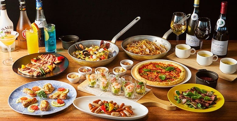 夏季限定「真夏の夜の地中海ビュッフェ」