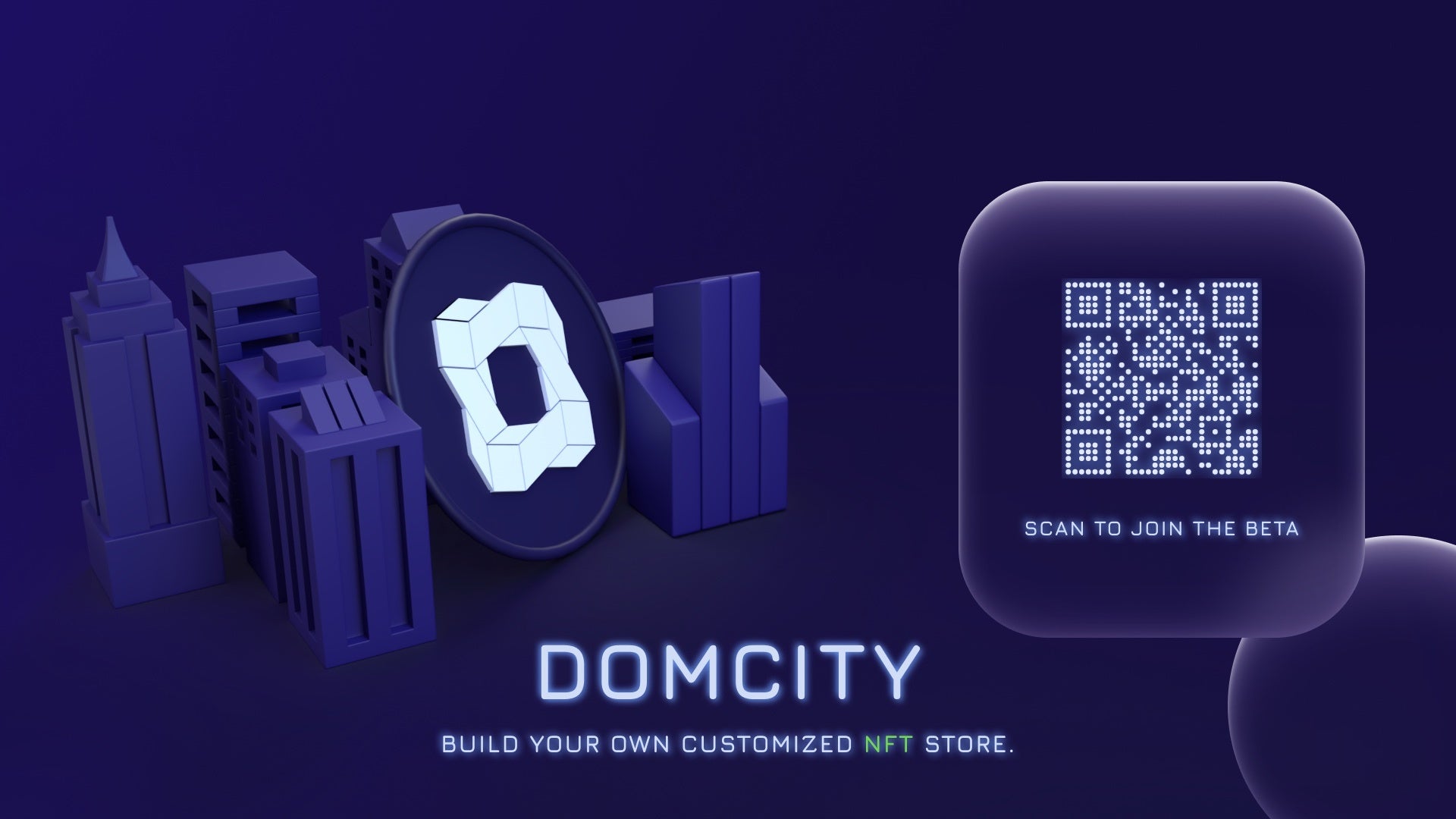 たった5分で誰でも簡単に独自のNFTショップを開設できるWeb3ツール『DOMCITY』クローズドβ版をリリース