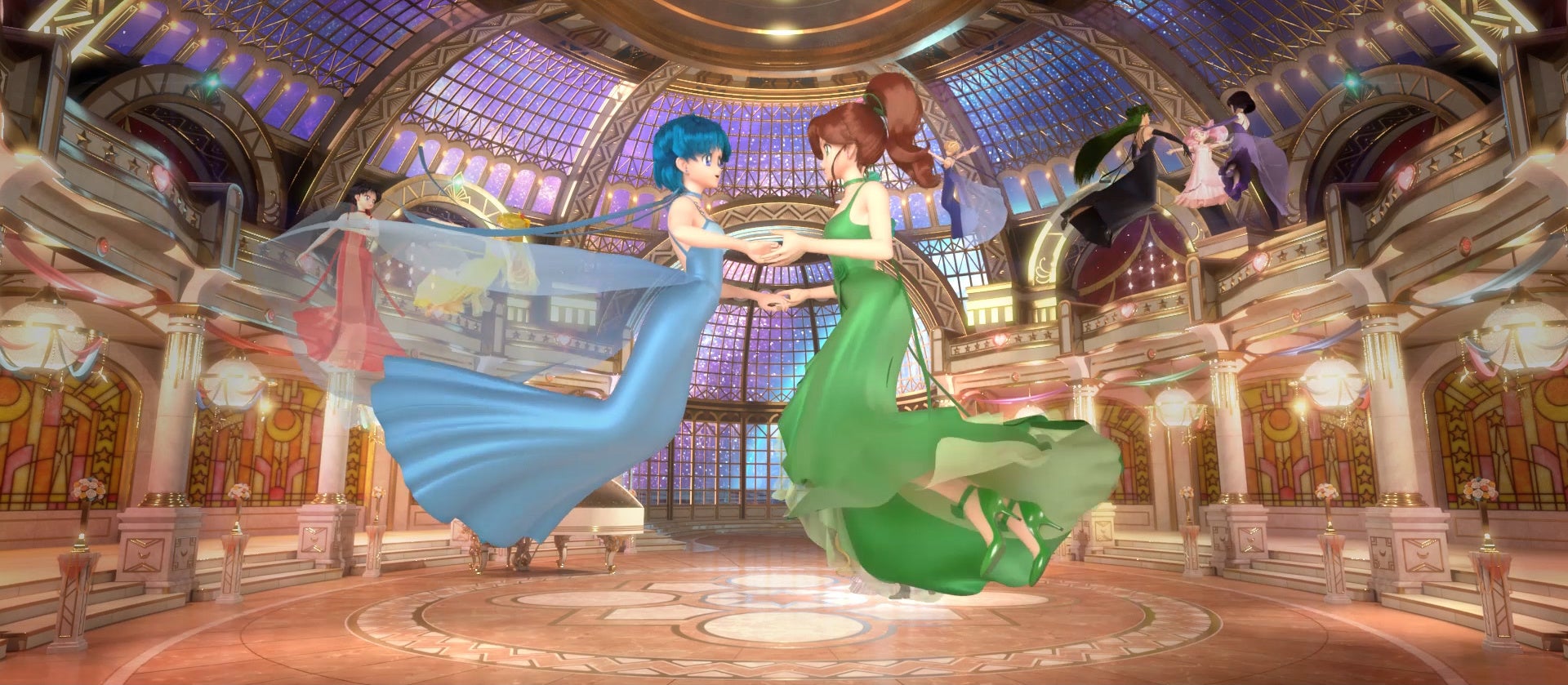 セーラームーン・ミラクル・４D_マーキュリー&ジュピターダンスシーン