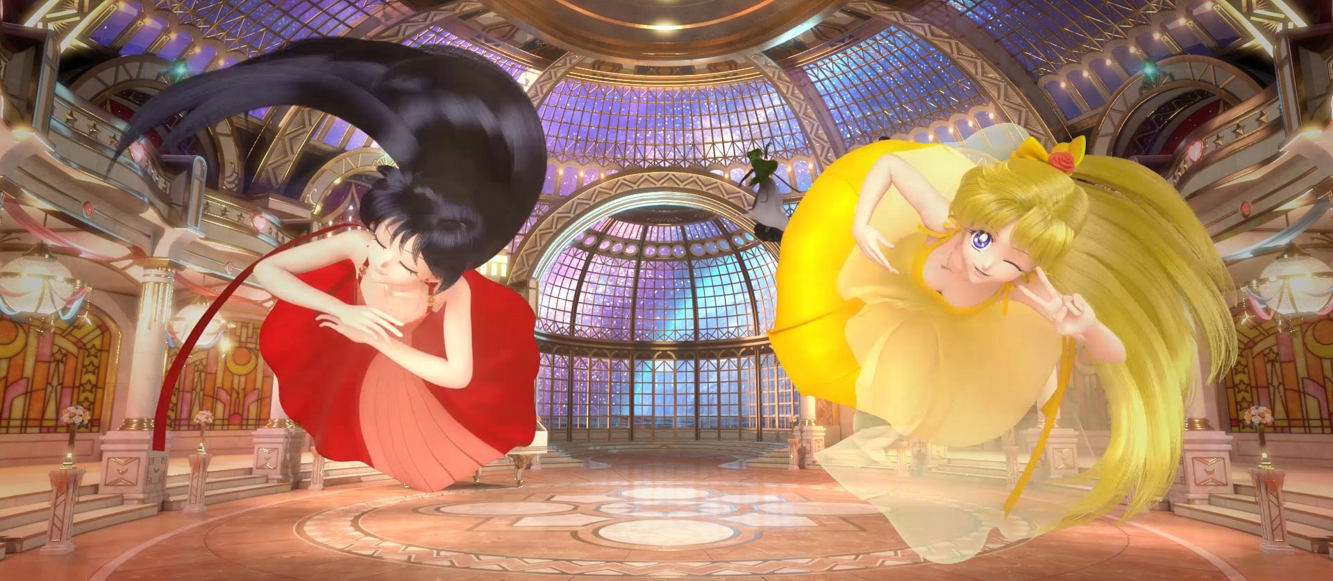 セーラームーン・ミラクル・４D_ヴィーナス&マーズダンスシーン