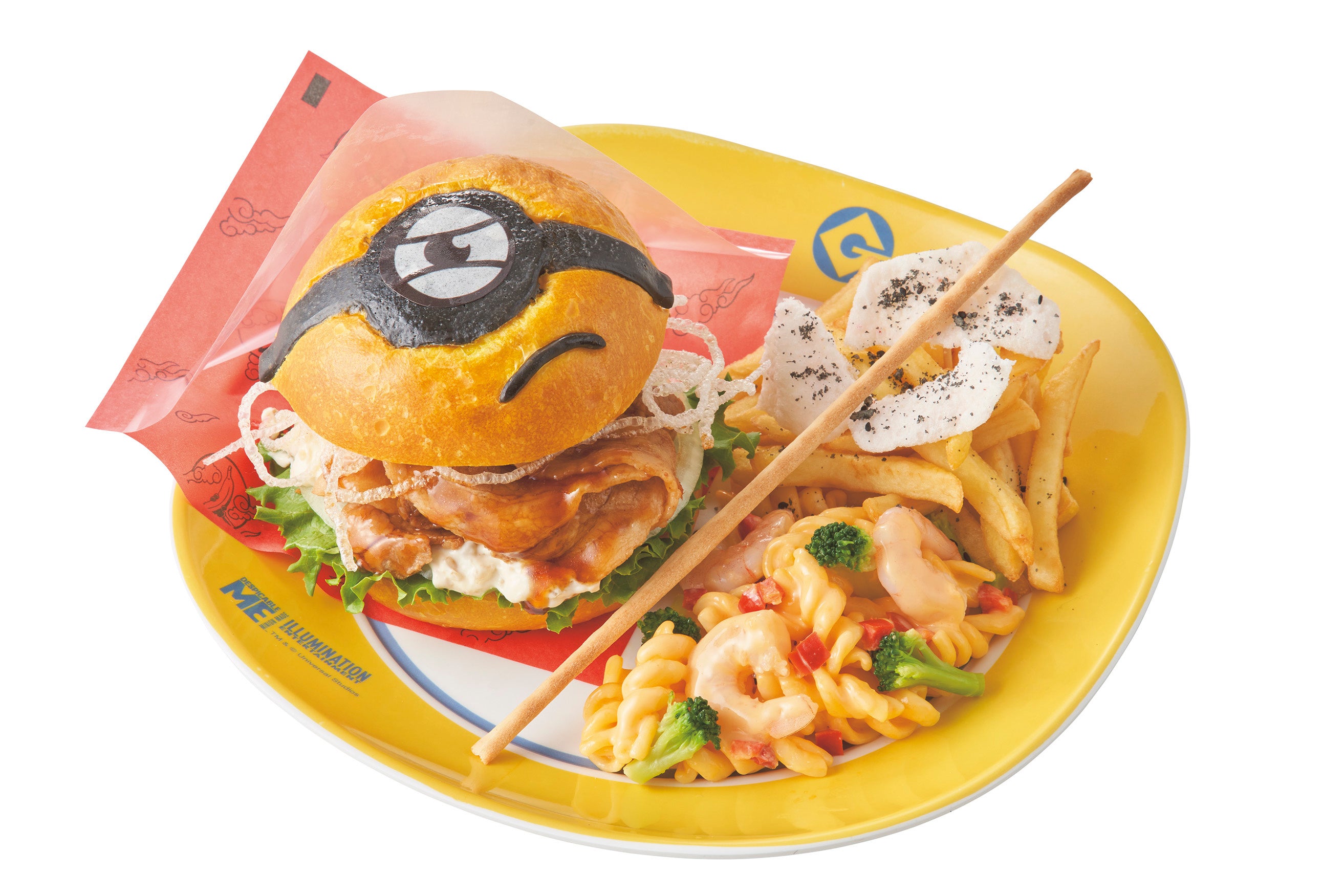 【フード】カンフーミニオンのバーガープレート