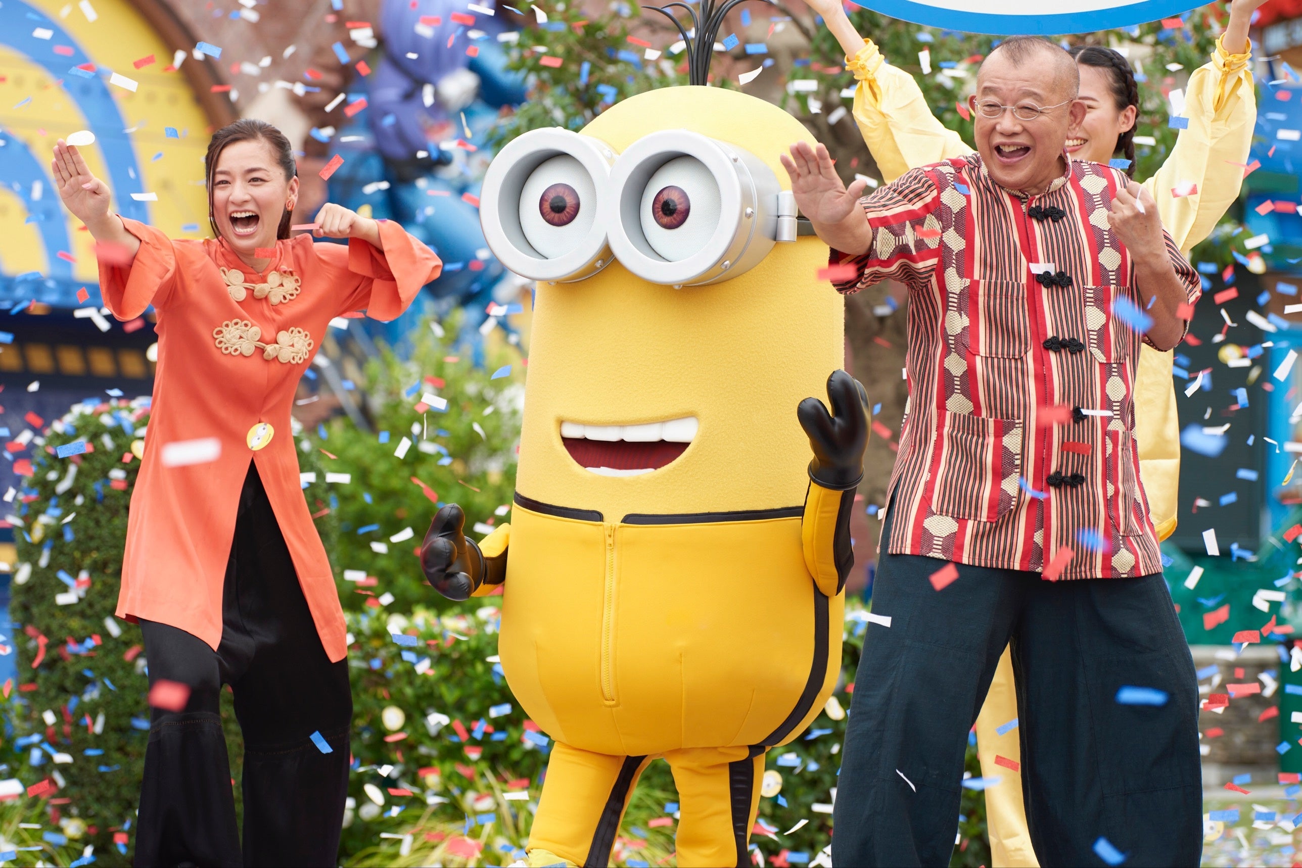 笑福亭鶴瓶さん、尾野真千子さんの様子