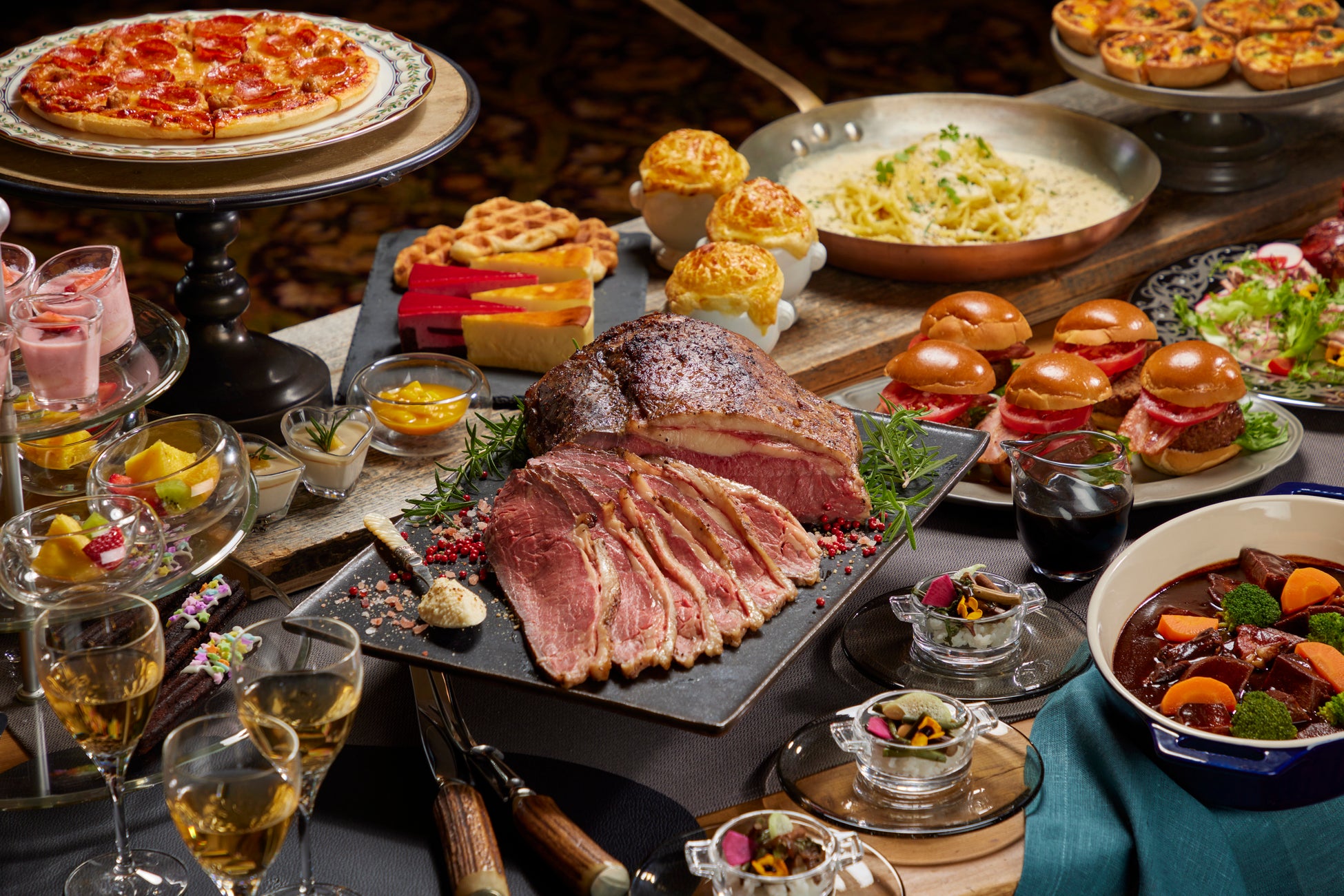 ビュッフェのメニュー(イメージ)