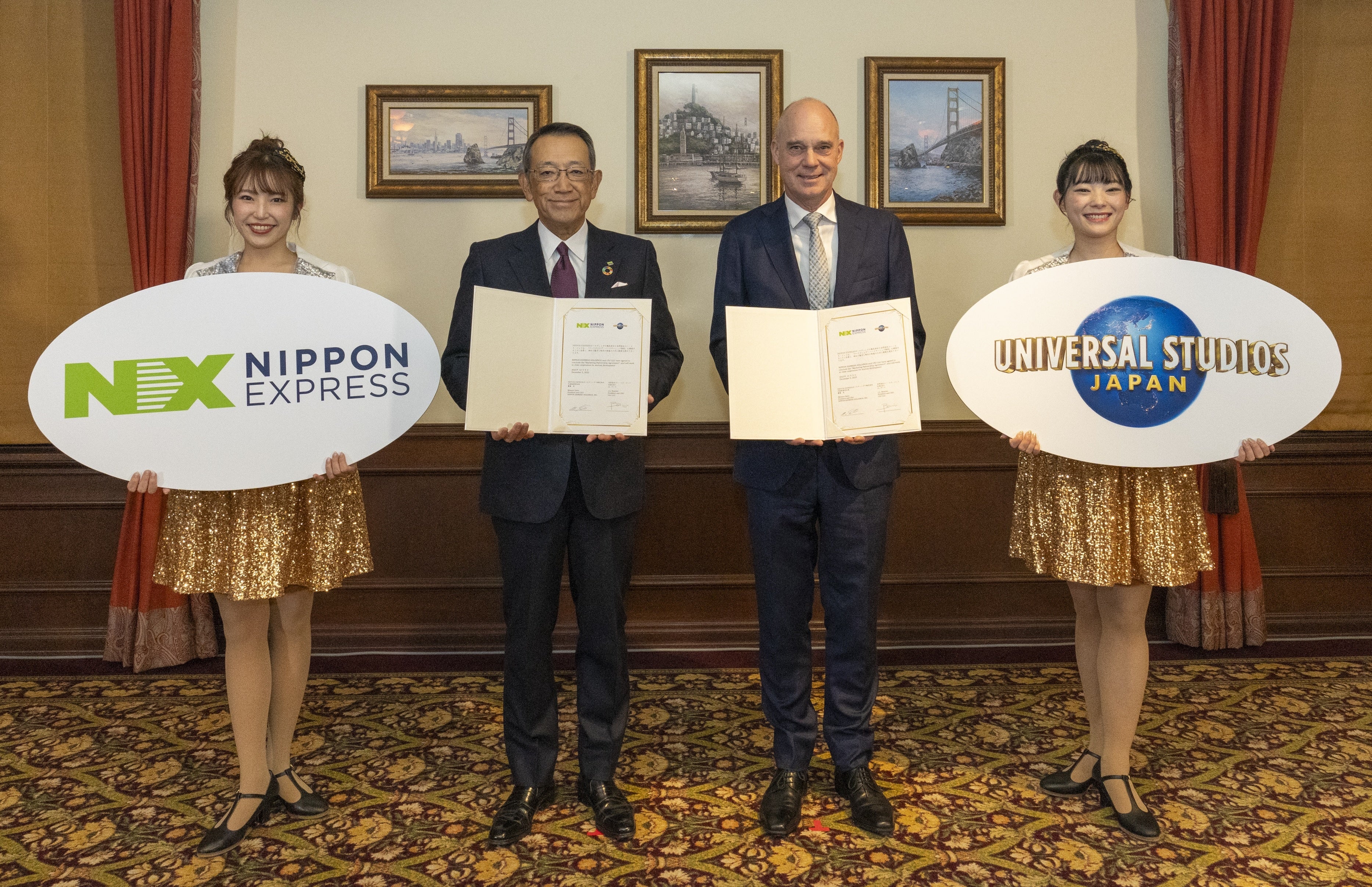 ユニバーサル・スタジオ・ジャパンとNIPPON EXPRESSホールディングスコーポレート・マーケティング・パートナーシップを発表