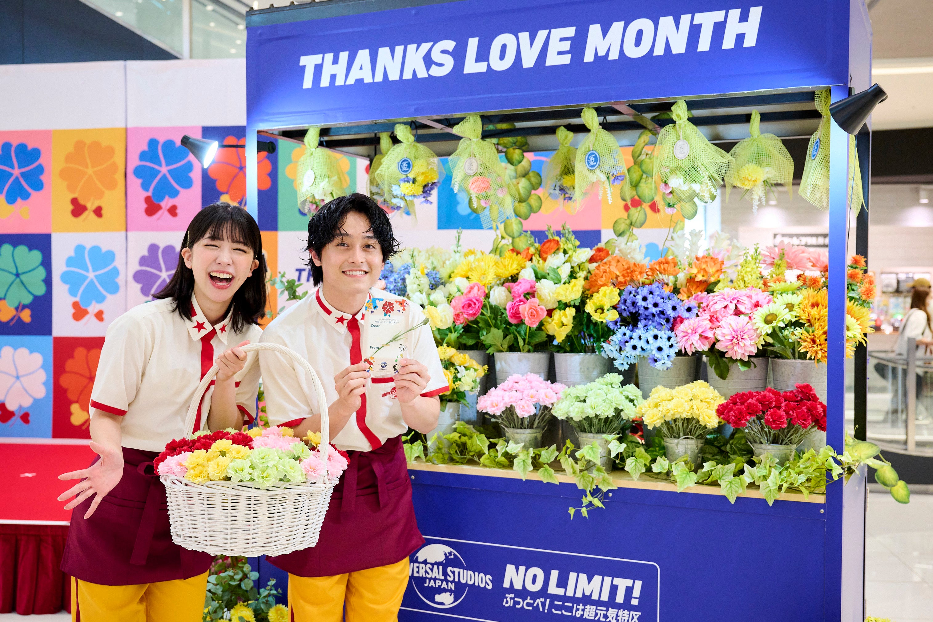 各地へ出張したサンクス・ラブ・フラワーショップ