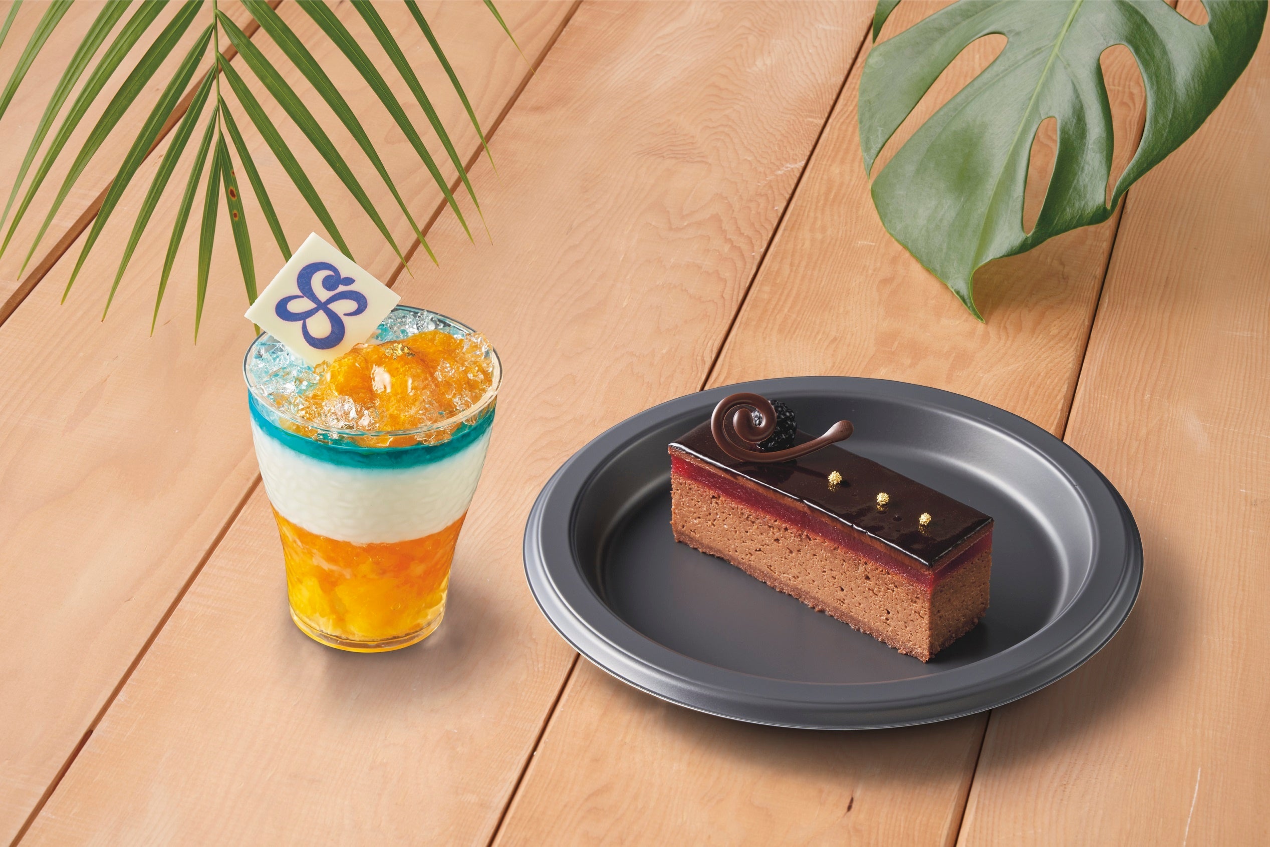 ナミのキラキラみかんパフェとサンジのガトーショコラ~ラズベリー～