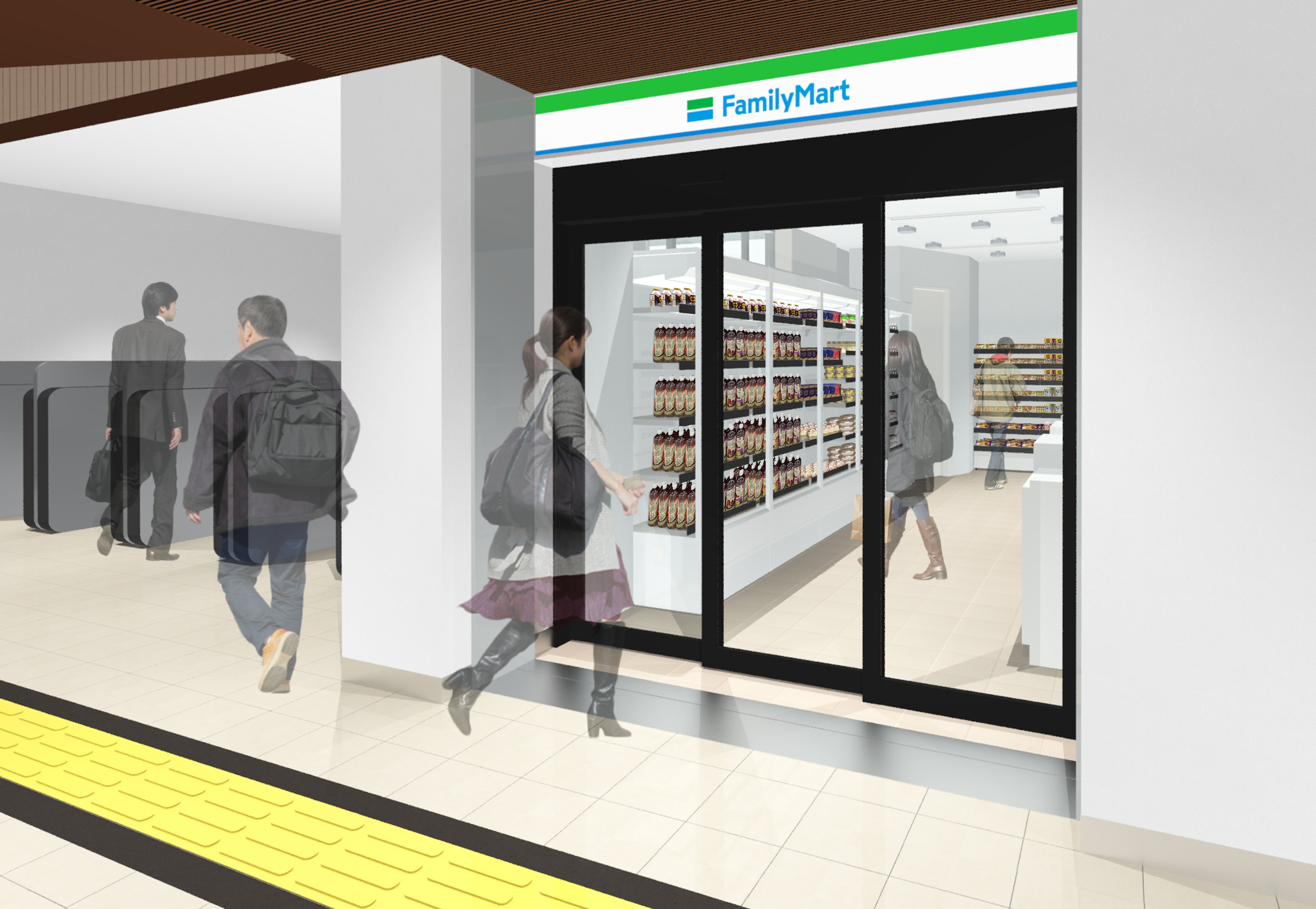 JR東日本の駅に初出店！無人決済システム導入のファミリーマート