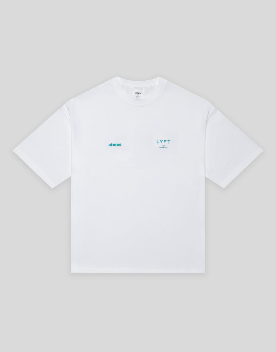 LÝFT × atmos Limited Flag Big T-Shirt - White