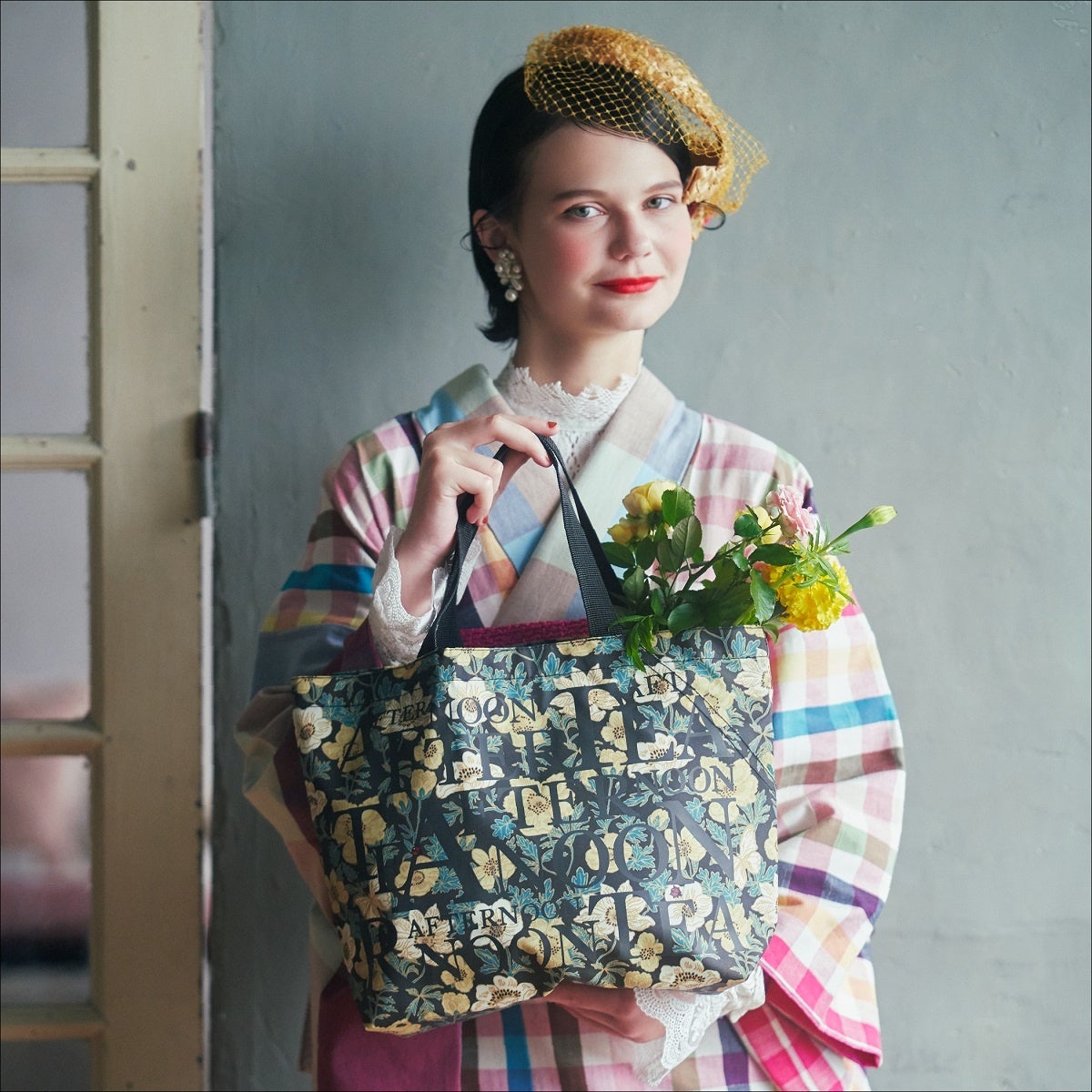 新品　Afternoon Tea ナタリー・レテ　招きねこ　瀬戸焼　置物 日本の伝統工芸にフランス人アーティスト「ナタリー・レテ」の