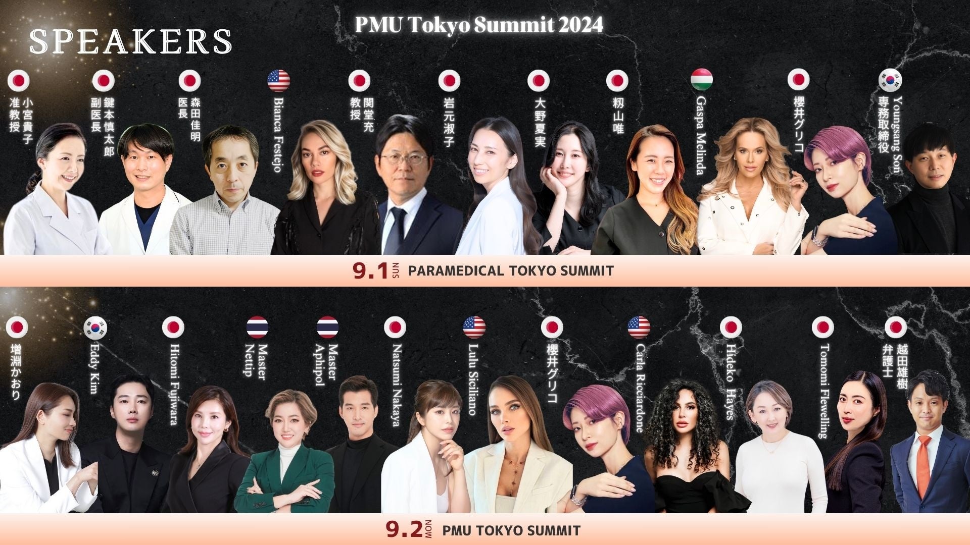 PMU Tokyo Summit 2024  登壇者(スピーカー)一覧