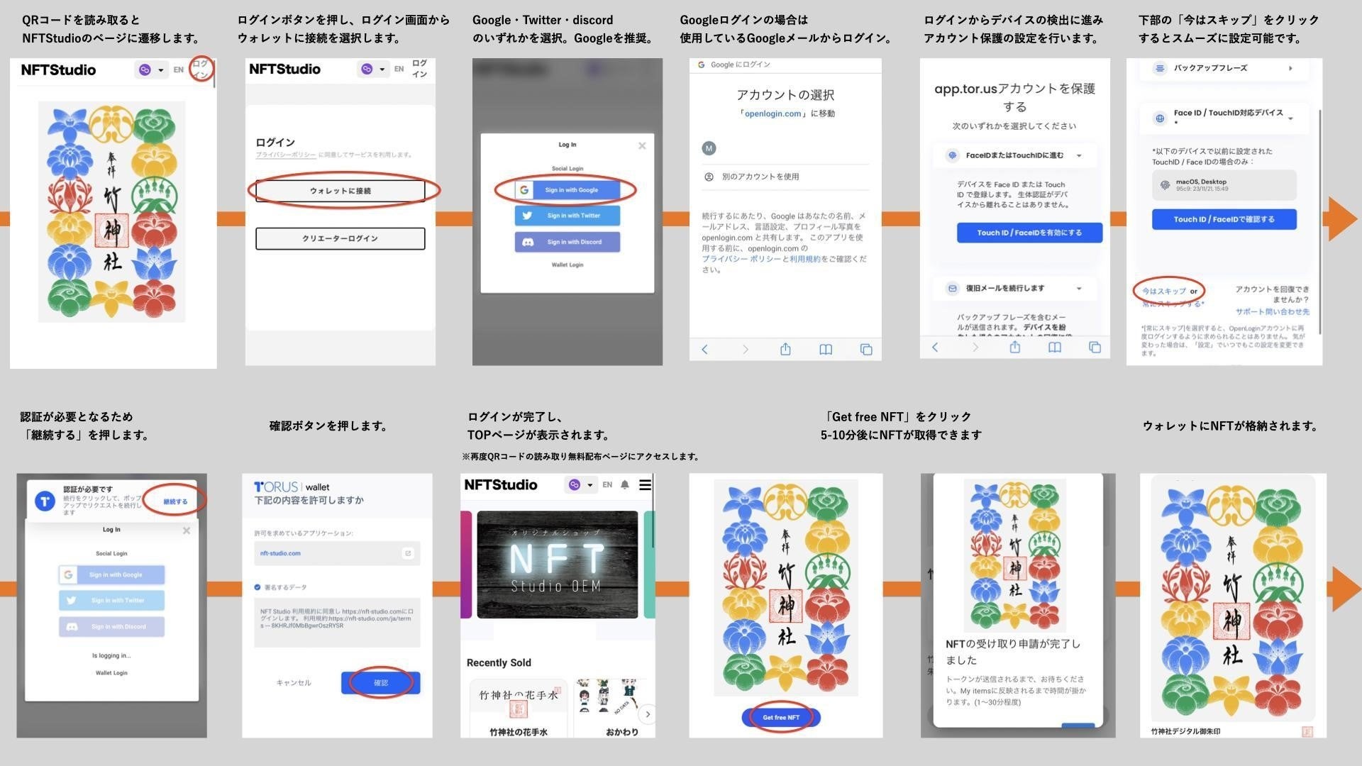 受け取り方法マニュアル