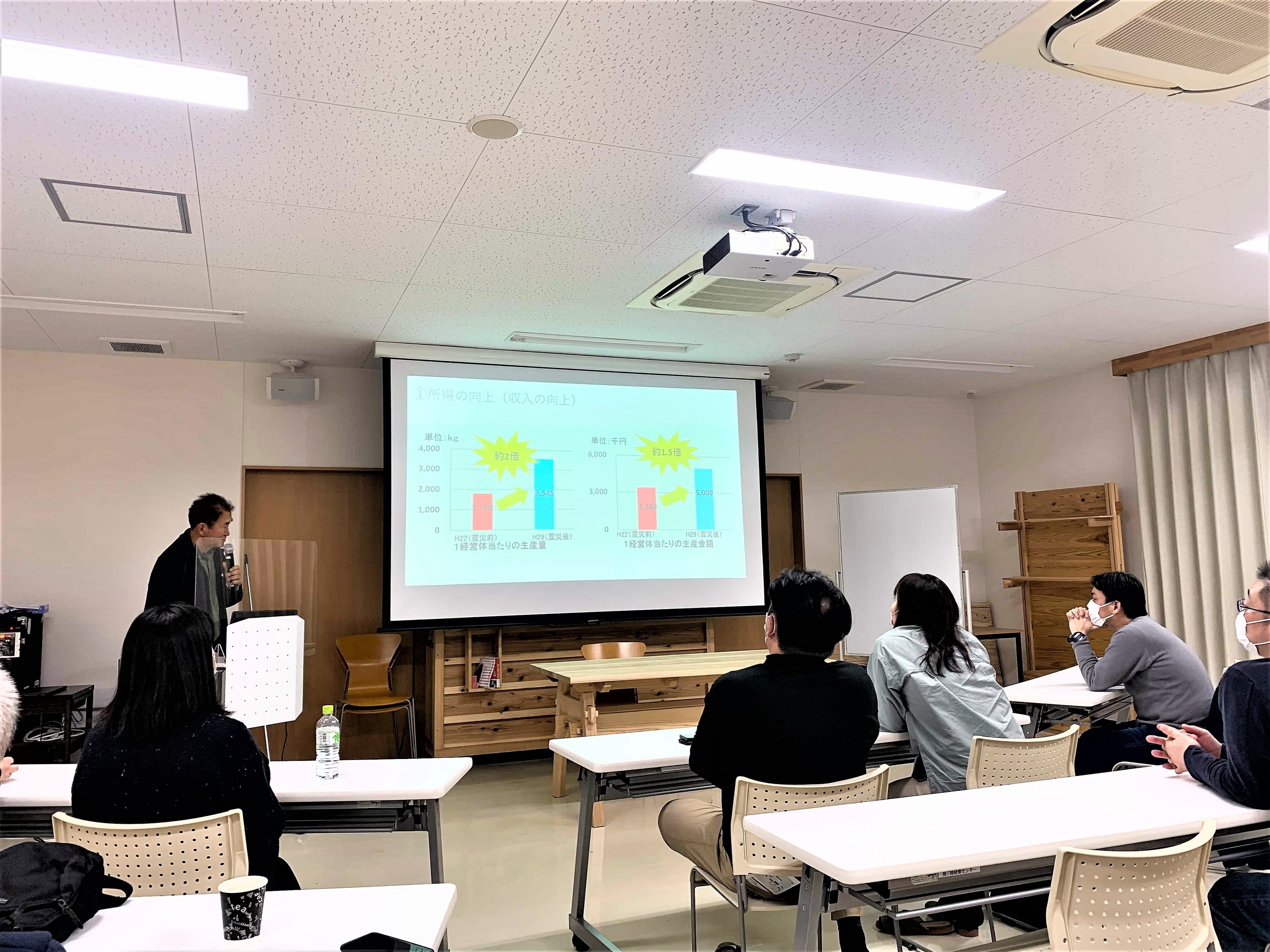 日本初となるASC認証を取得した「戸倉っこかき」講演