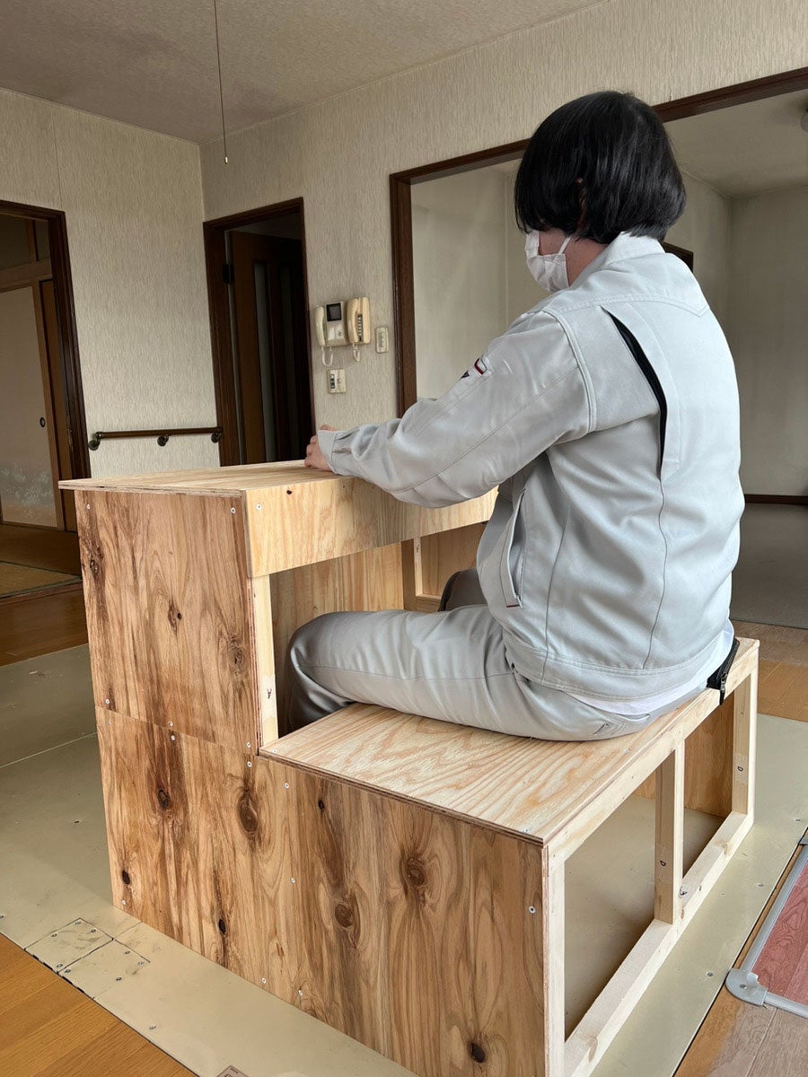 ひな壇実物大模型