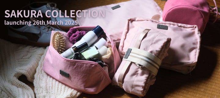 旅の便利アイテムが桜ピンクに!春の訪れを感じるSAKURA COLLECTIONを 旅の便利アイテムが桜ピンクに!春の訪れを感じるSAKURA COLLECTIONを