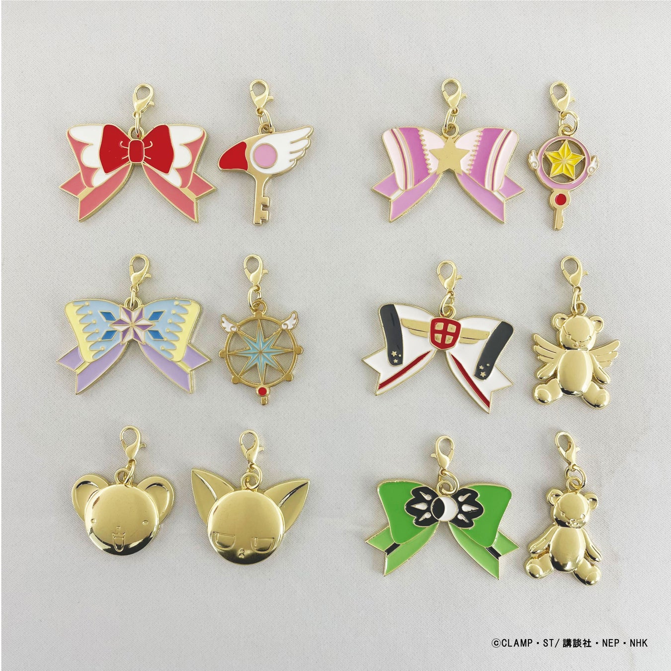 ファスナーチャーム 全6種 539円(税込)