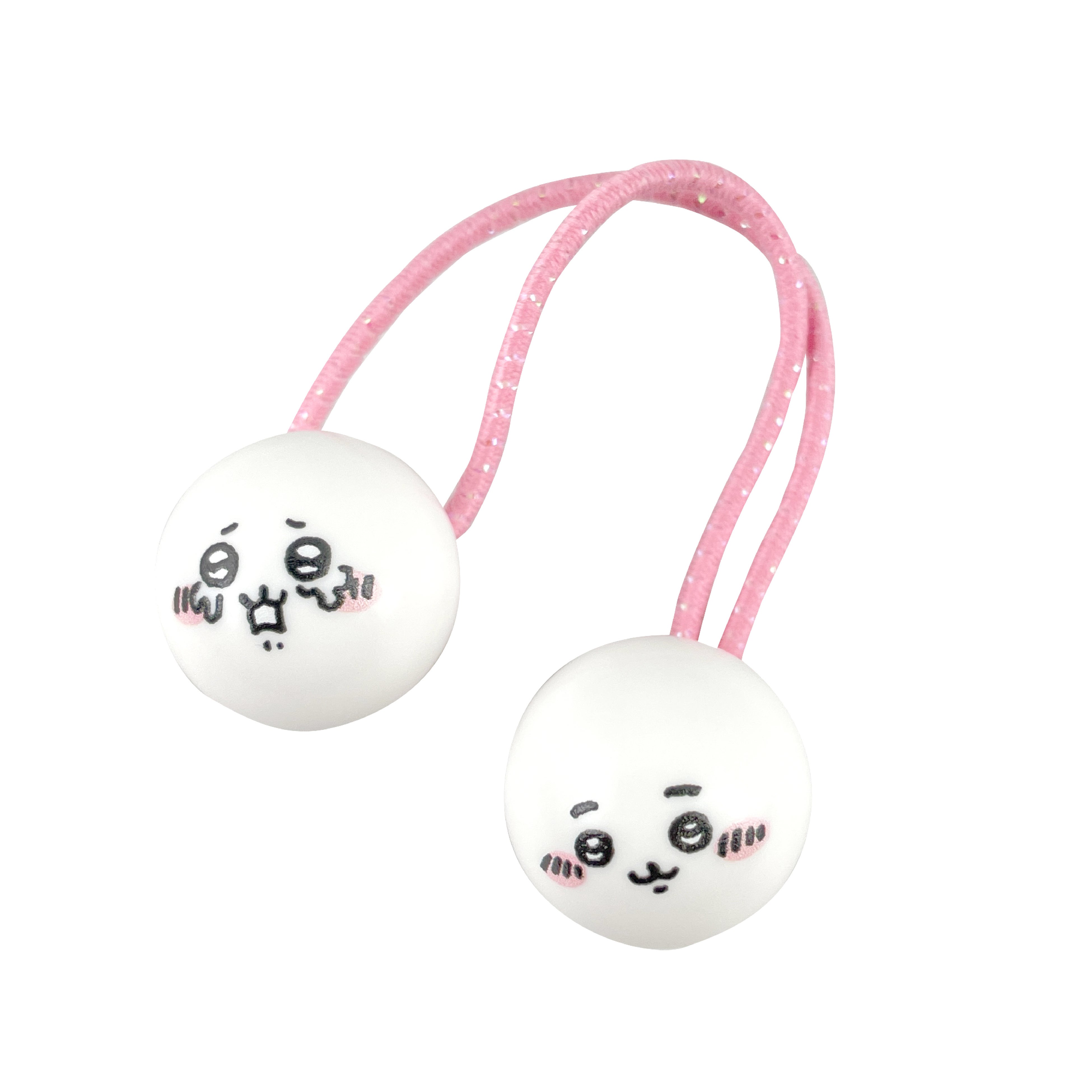 鈴玉ヘアポニー 2P ちいかわ 本体サイズ 直径18mm 528円（税込価格）