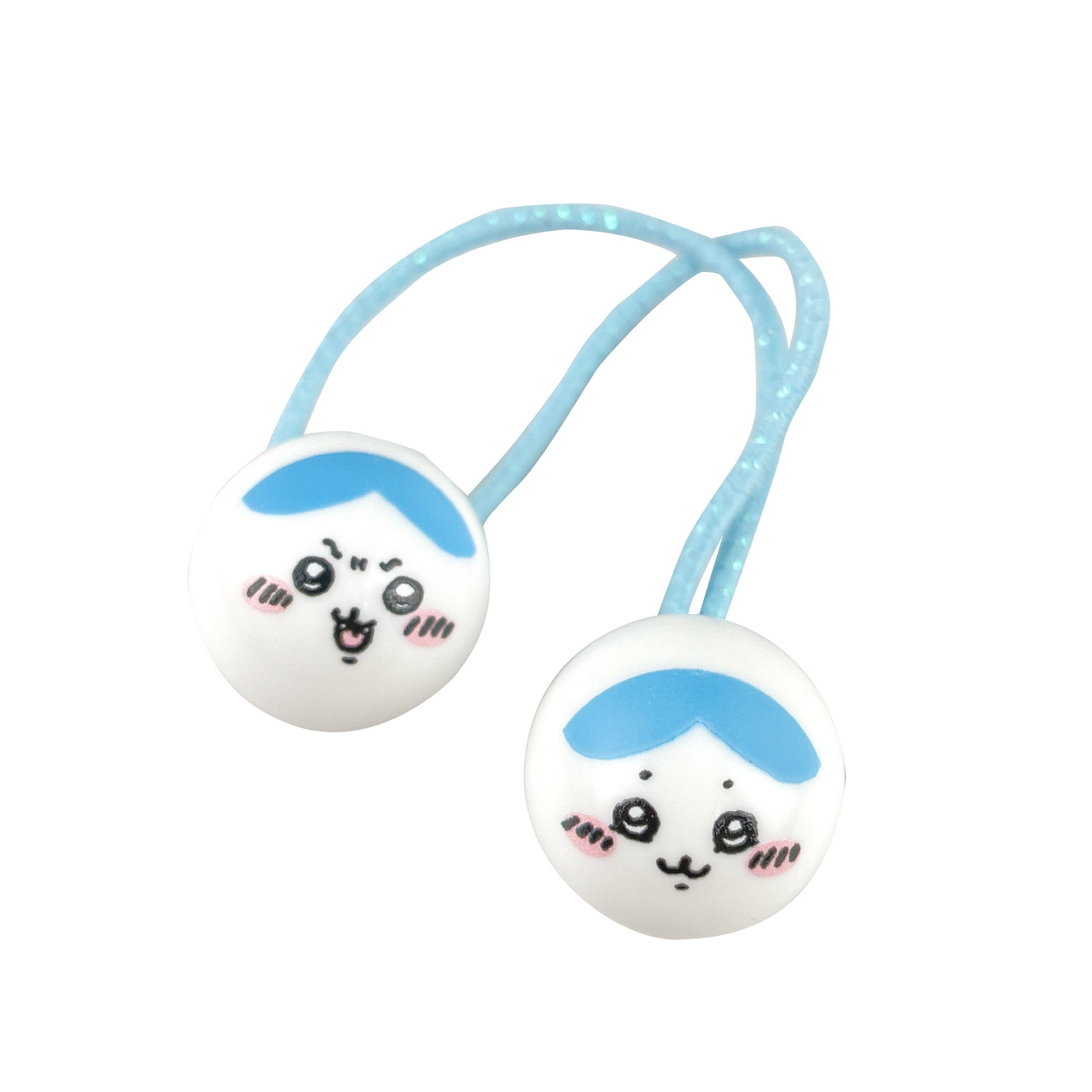 鈴玉ヘアポニー 2P ハチワレ 本体サイズ 直径18mm 528円（税込価格）