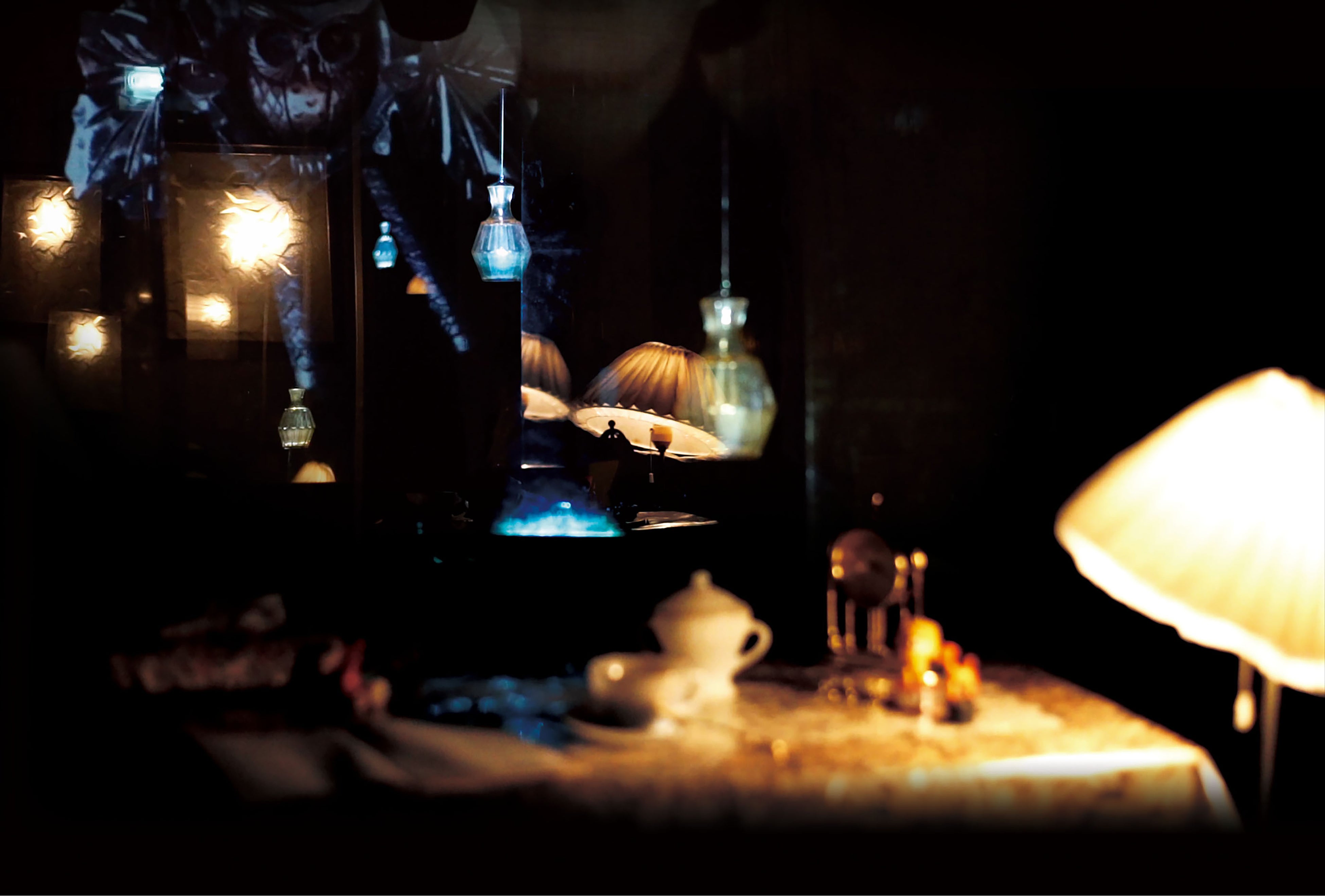 「岡山市柳町1‐8‐19」 2018 ミクストメディア　インスタレーション　撮影：野口羊