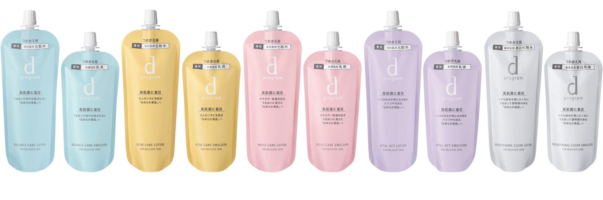 d プログラム 化粧水・乳液 つめかえ用パウチレフィル