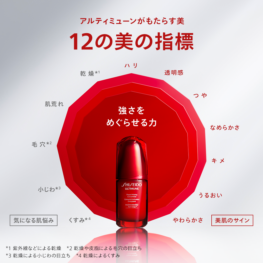 SHISEIDO アルティミューン 365日。美しさを更新。未来へ。新生「SHISEIDOアルティミューン」 誕生