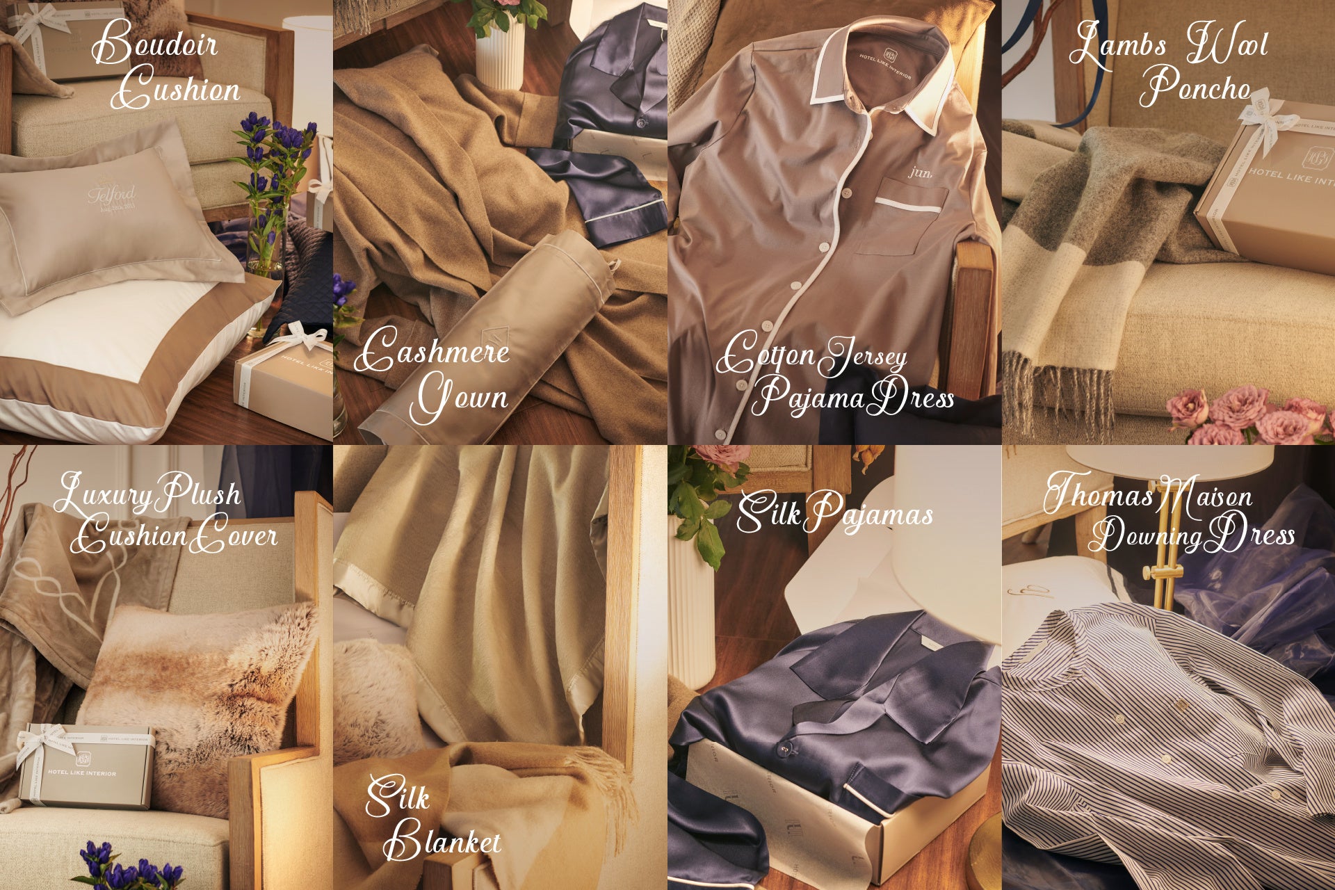 Hotel like interior ホテルライクインテリア ポーチ 4個 HOTEL LIKE