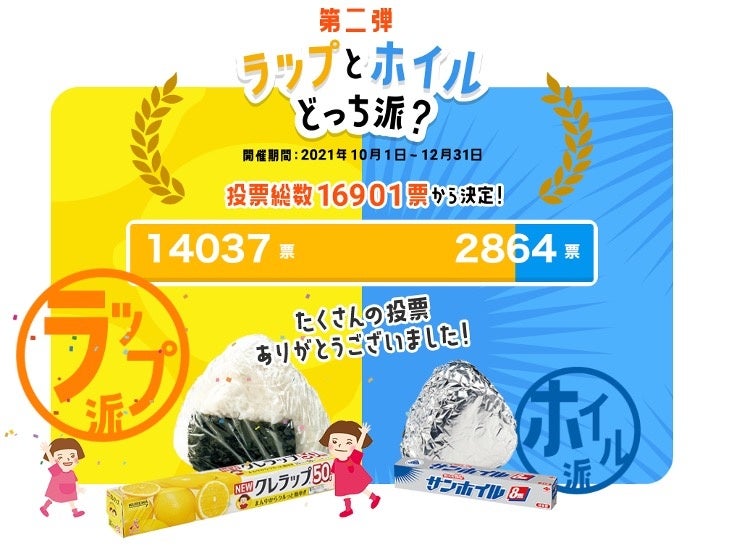 第二弾のおにぎり総選挙結果