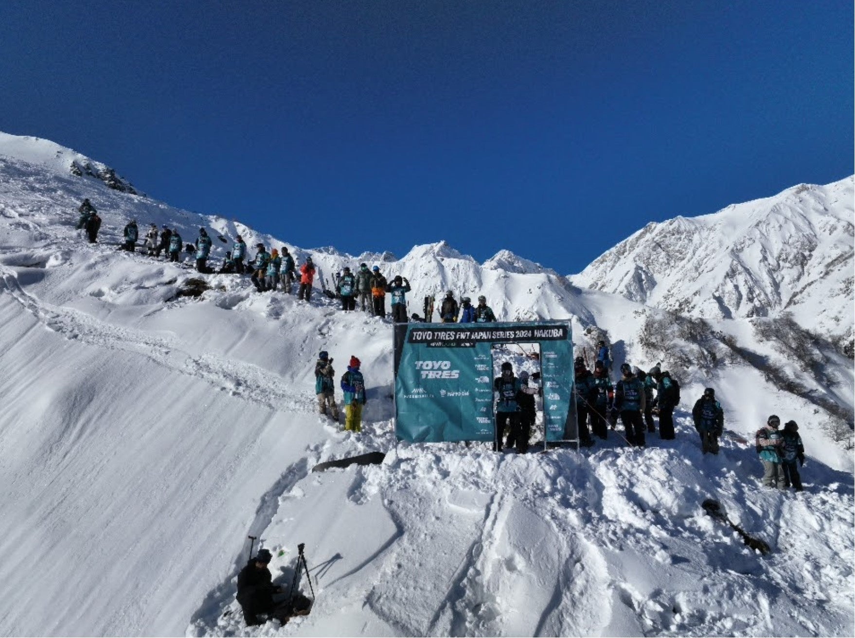 スタートエリアの様子