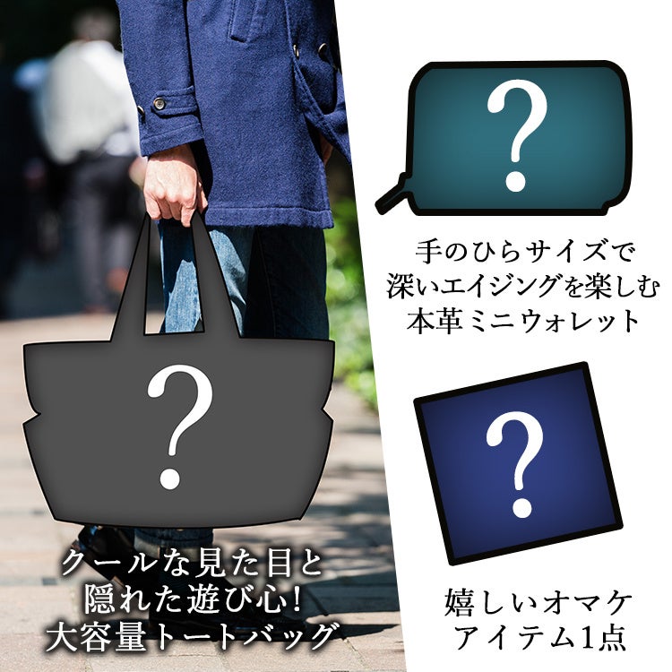 【運試しミステリーバッグ】秋旅応援！大人気バッグと高級革財布＋オマケの豪華3点セット　33,333円(税込)