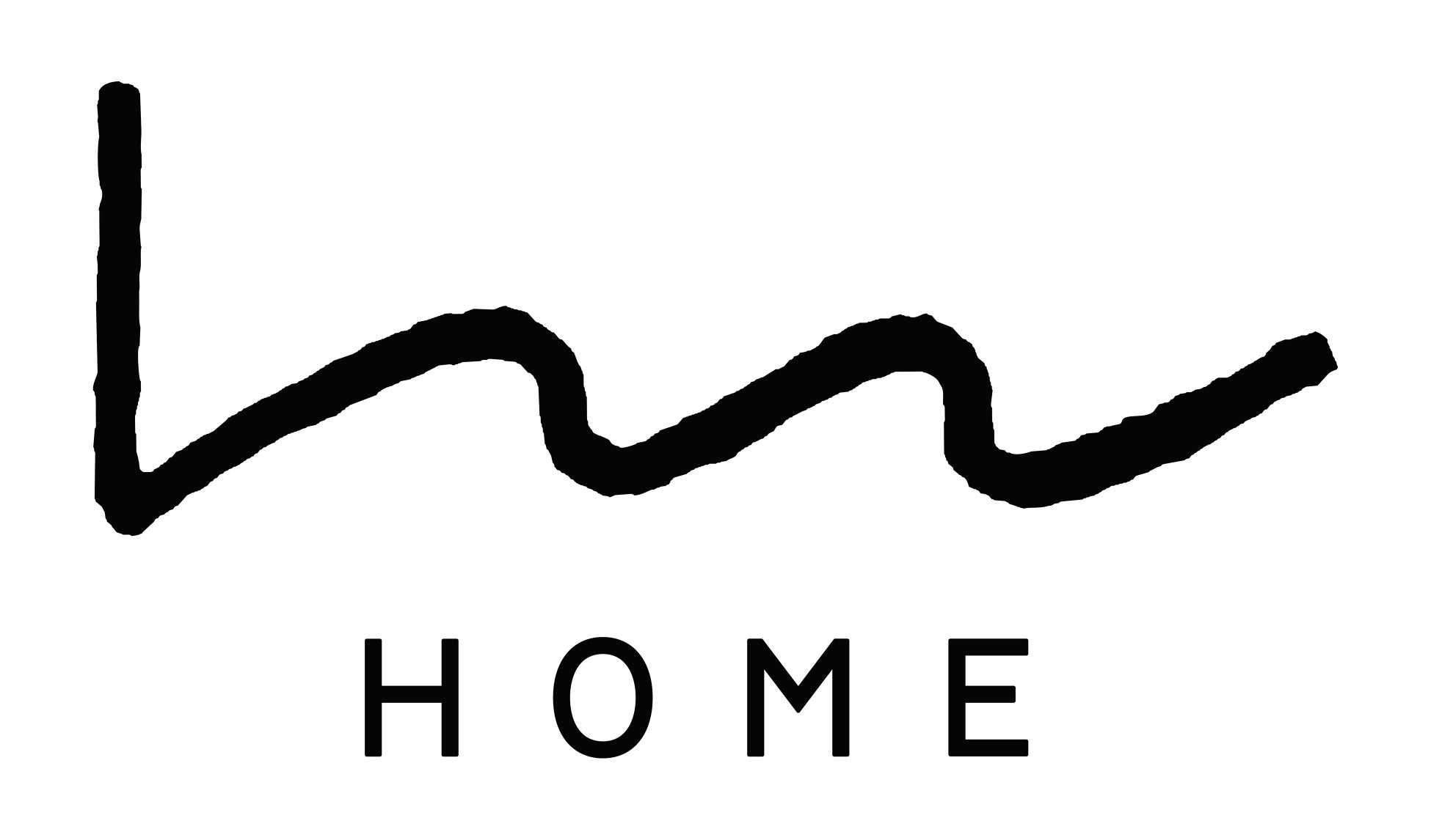 「I’m」と「home」をひとつにしたHOMEロゴ