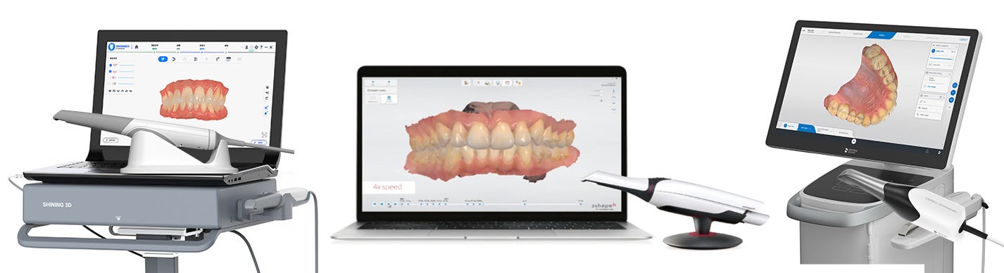 プレシジョンスキャン（TRIOS4、DIプライムスキャン、iTero、SHINING）