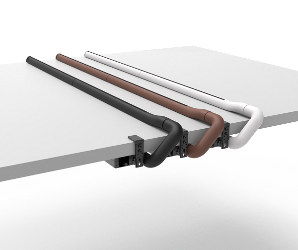 テーブルエアー（左から黒、茶、白）