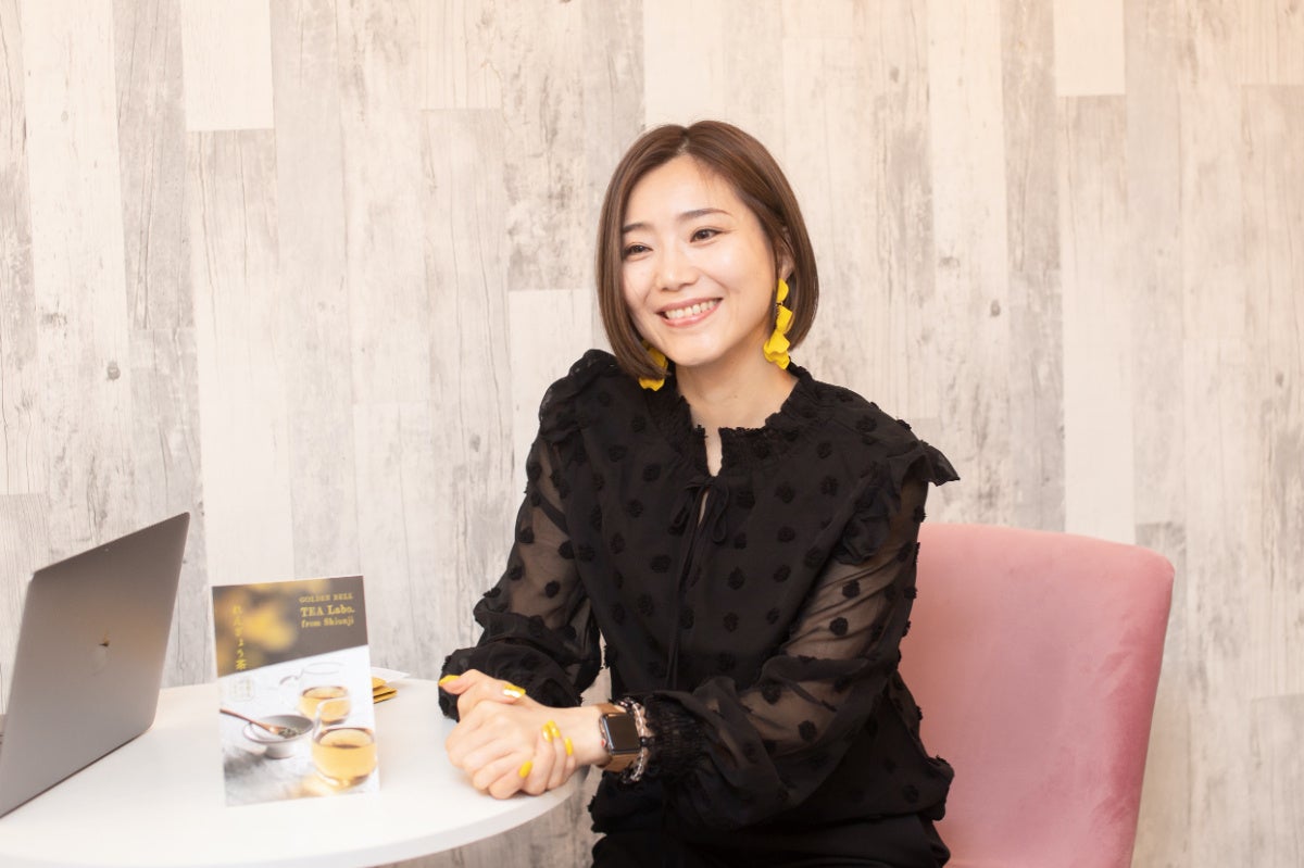 れんぎょう茶販売代表者 小川奏子