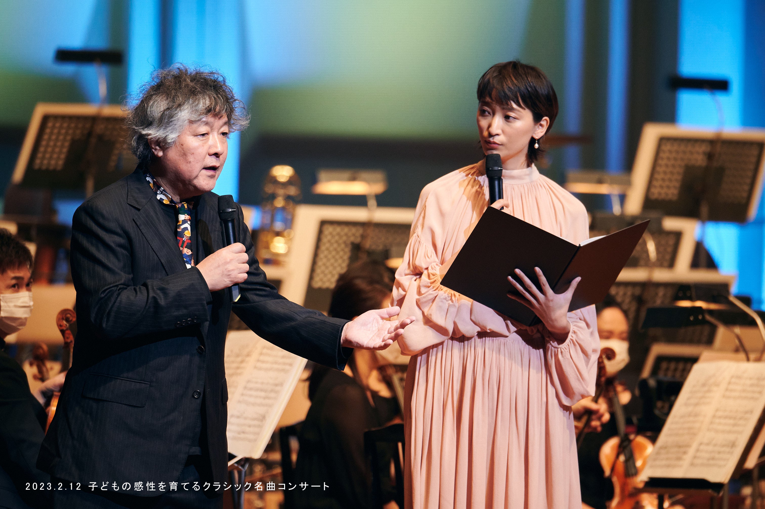 MCの杏さんと、解説の茂木健一郎先生