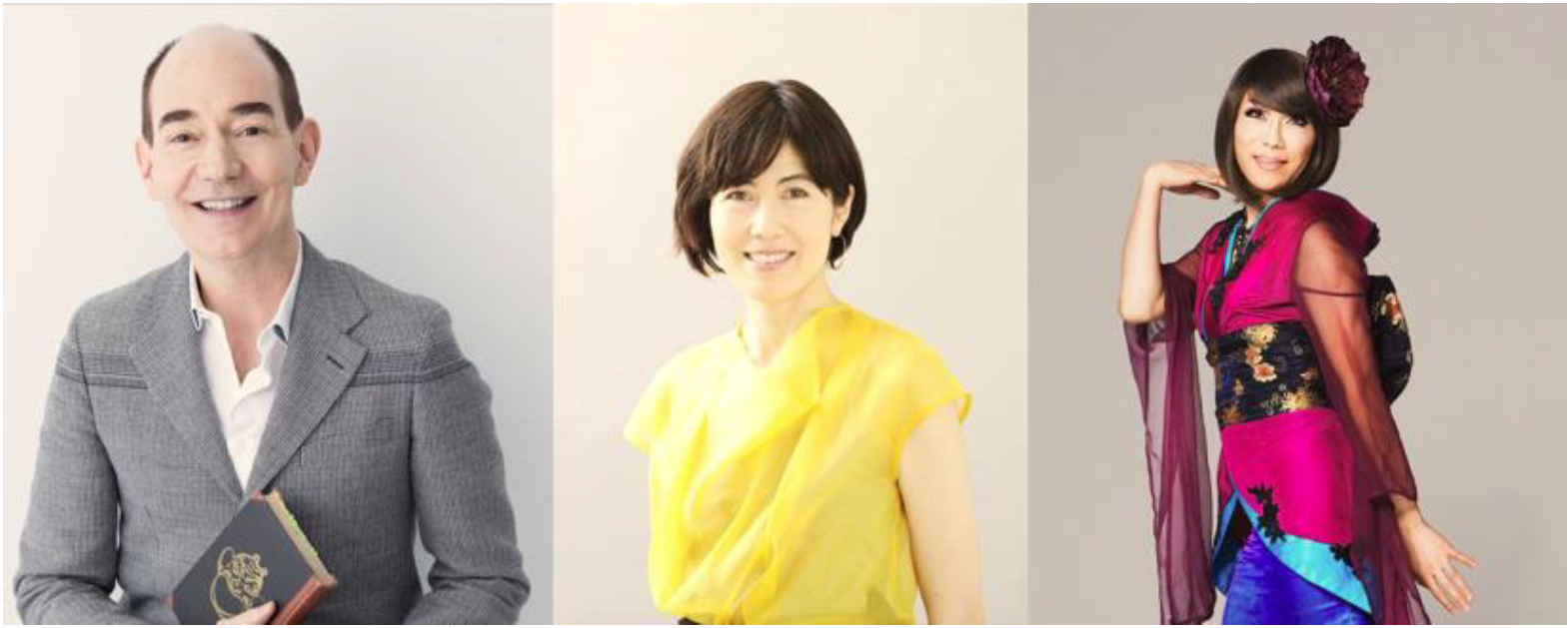 左から、ロバート キャンベルさん、小島慶子さん、ブルボンヌさん