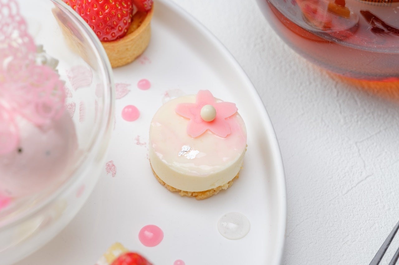 桜レアチーズケーキ