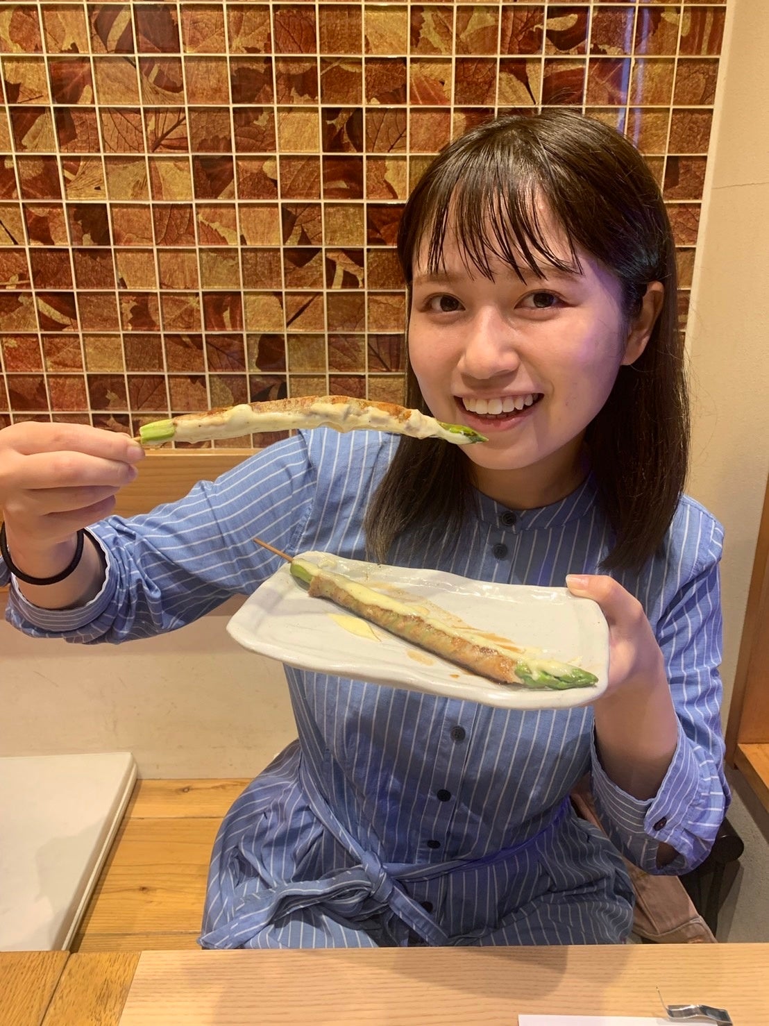 ラクトク ナビゲーター 高橋しよは  なんばのアスパラに感動