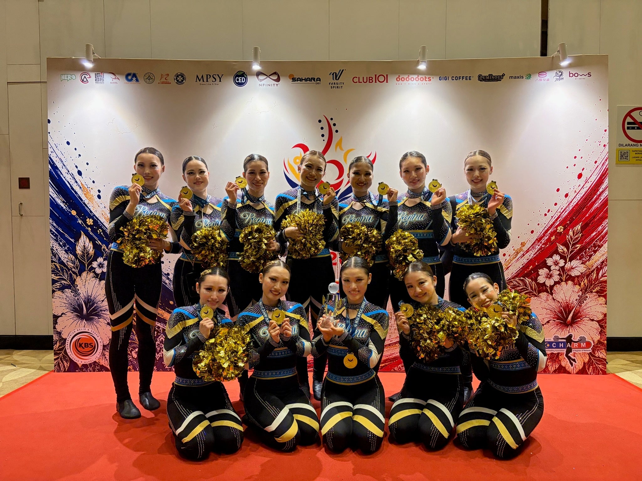約6年ぶりの海外挑戦で初の1位！Gravis所属・チアダンスチーム「Regina（レジーナ）」、国際大会『APCC』SENIOR POM SMALL部門で優勝