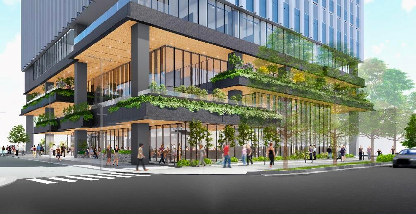 完成予想パース [NTT都市開発㈱提供]