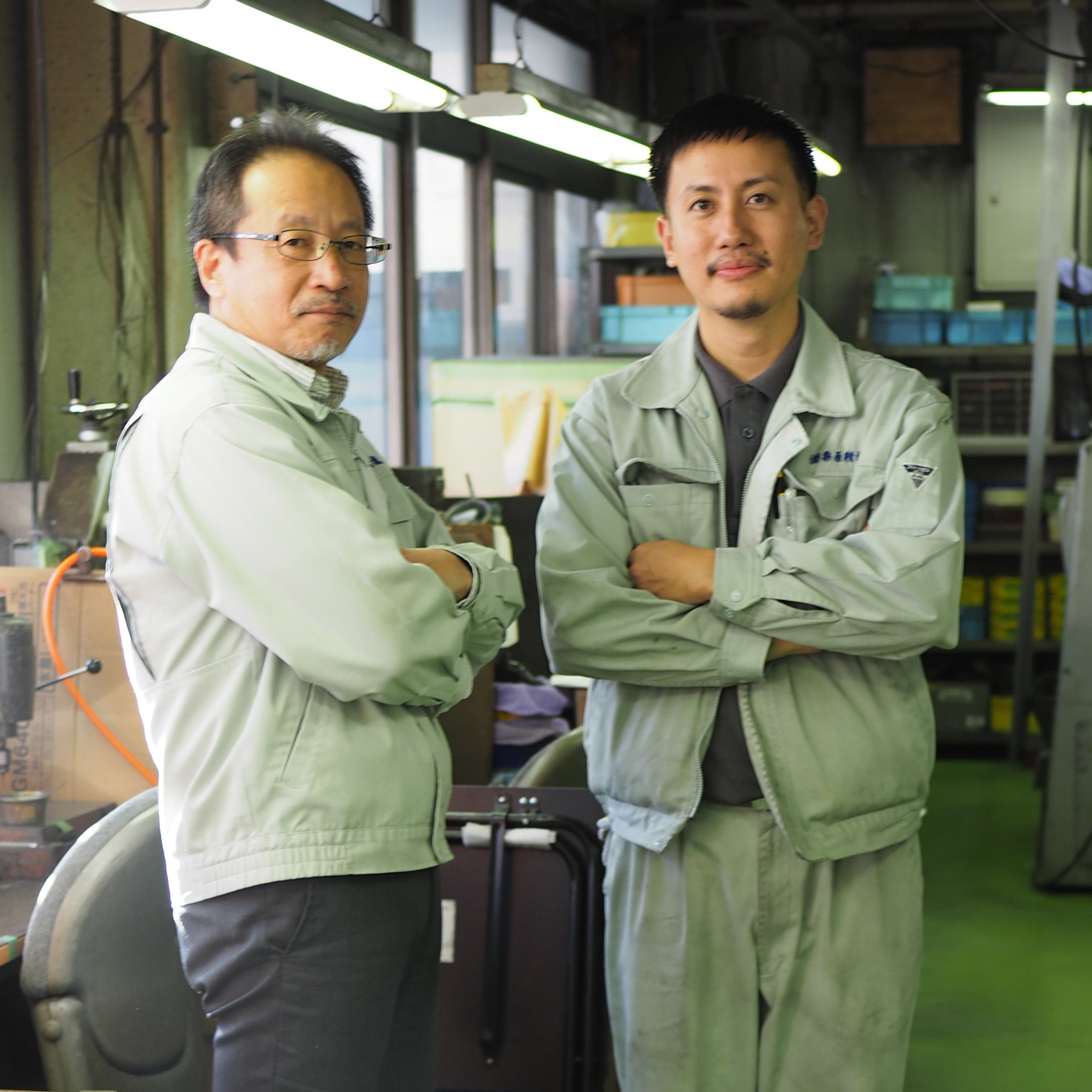 発起人の栗原社長（アトツガセ組）とアトツギの匠さん。