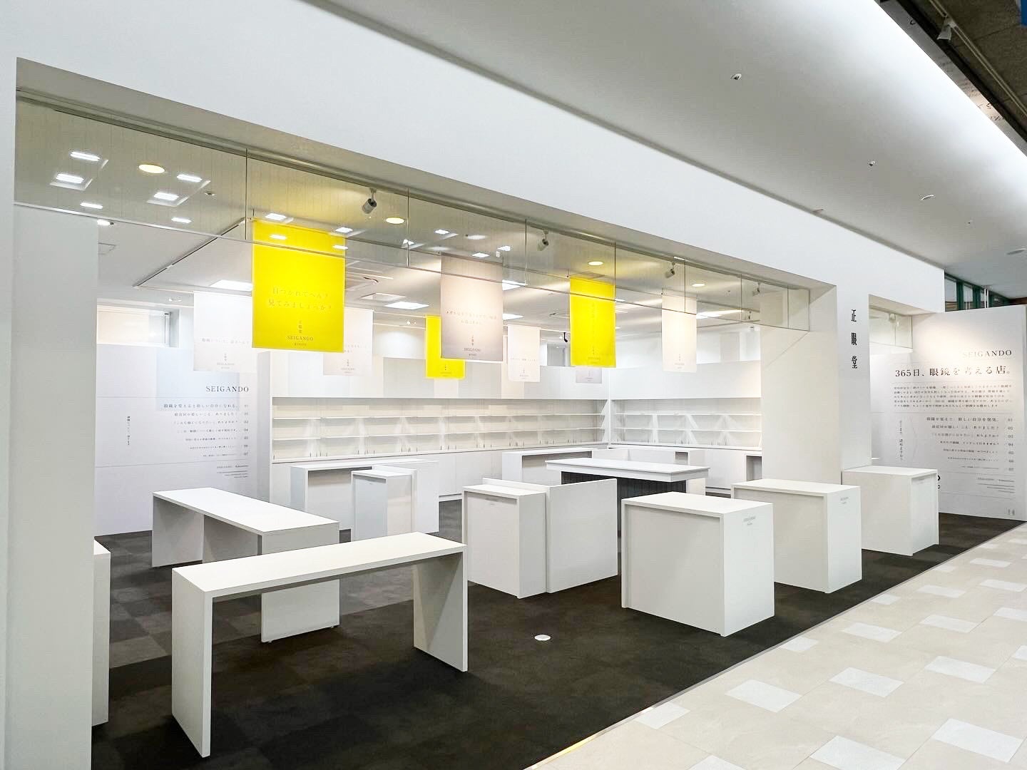 店舗全景｜展示会デザイナーが考えたらしい展示会ブースのような店舗