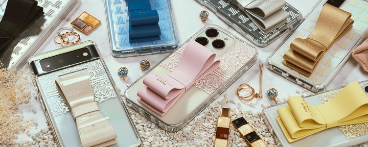 【国内発送】LANVIN en Bleu★リボン iPhone14シリーズケース 58495-110-