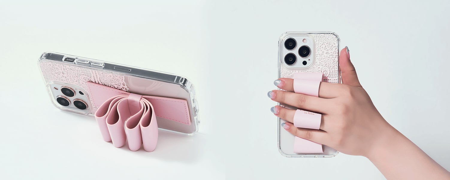 【Lanvin en bleu】ランバン iPhone13Pro 携帯リボンケース 機能性豊かなLANVIN en Bleu、人気のリボンケースの新デザインが
