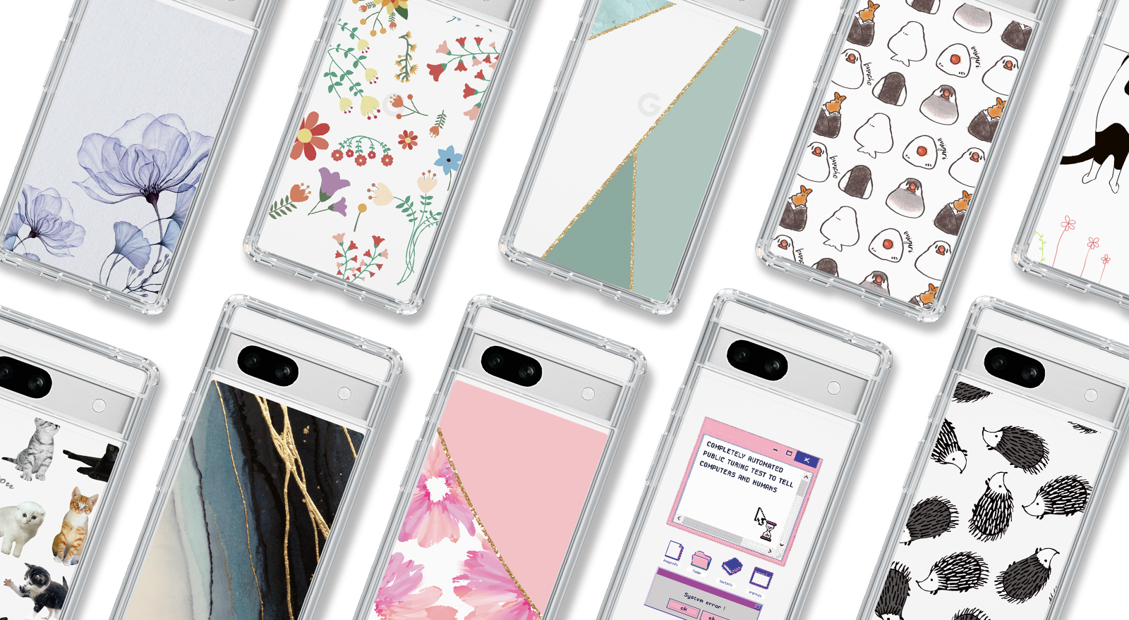 Google Pixel 7a」のスマートフォンケースが、“機種×コンテンツ